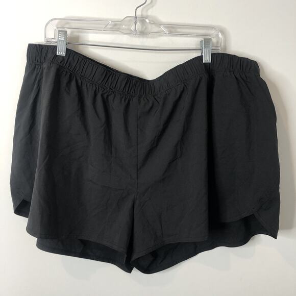 Old Navy Active NWT Women's Stretch Tech Dry Quick Lined Shorts in Black XXL - Picture 1 of 6